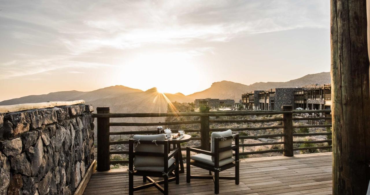 Alila Jabal Akhdar Hotel Al Khutaym Екстериор снимка View from the hotel
