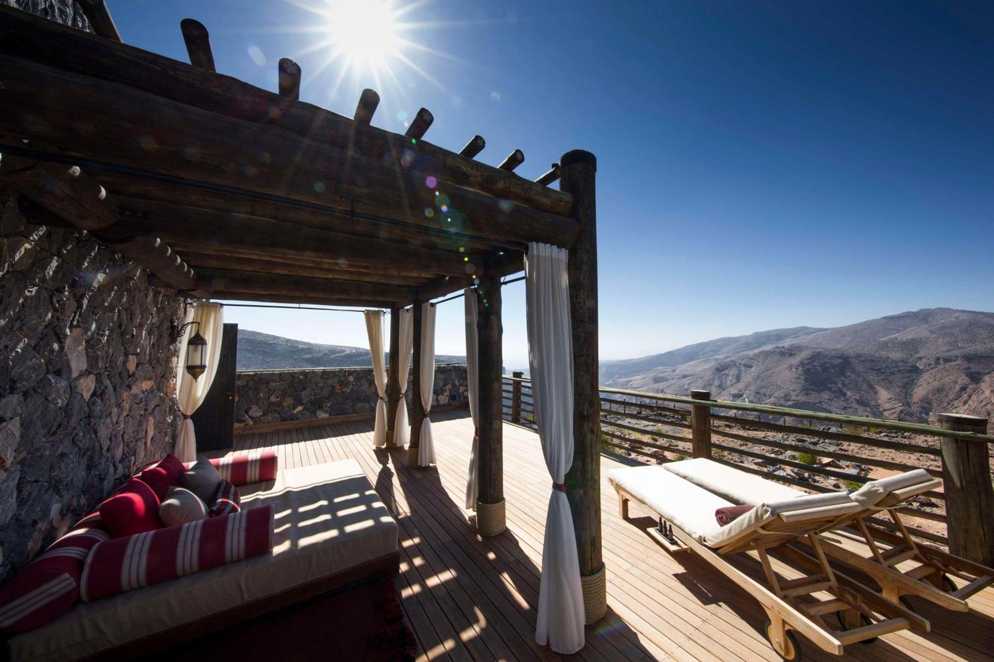 Alila Jabal Akhdar Hotel Al Khutaym Екстериор снимка The view from the rooftop