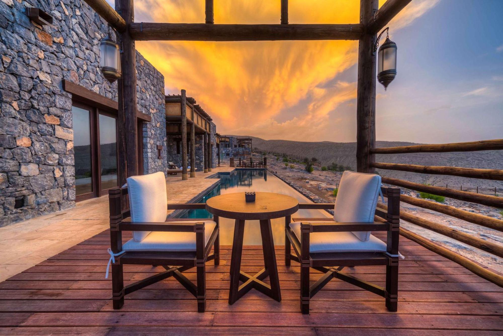 Alila Jabal Akhdar Hotel Al Khutaym Екстериор снимка The View